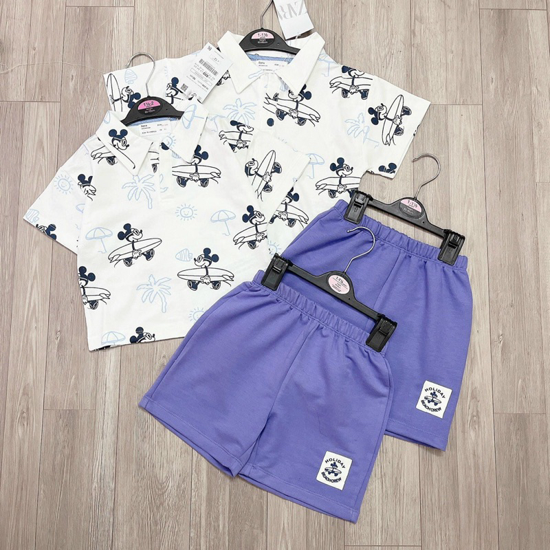Sét bộ thun mickey cá tính cho bé