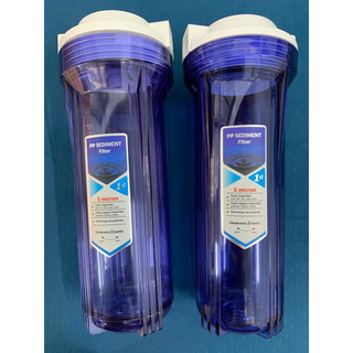 Cốc lọc trong 10inch ren 13, ren 21.cốc lọc thô cho máy lọc nước Ro