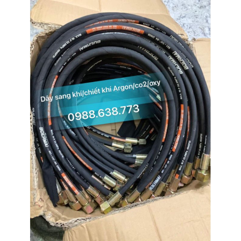 Dây sang khí dài 1m2 (chiết khí Argon/co2/oxy)