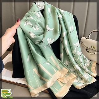 Khăn lụa hàng châu, khăn lụa cao cấp khổ 90*180cm choàng cổ sang trọng