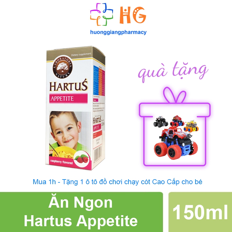 Bộ sản phẩm Lineabon d3 k2 Canxi Hartus Siro ăn ngon cho bé Hartus Appetite Tăng đề kháng Hartus Immunity Vitamin d3 k2