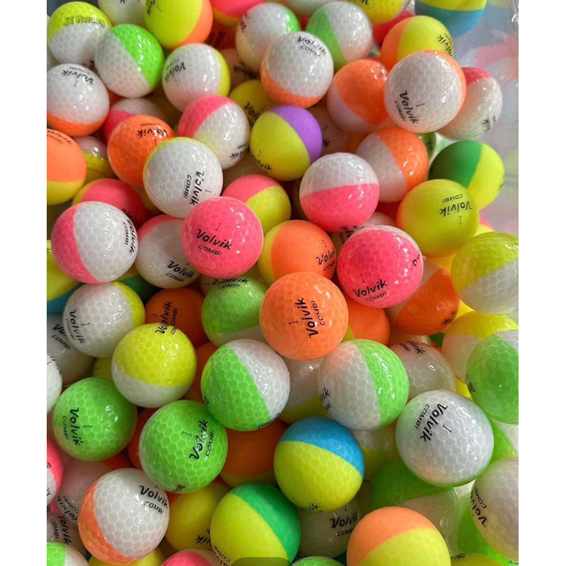 Set 10 bóng Golf Volvil  2 màu mới 95%