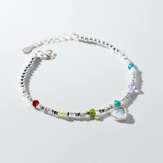 Lắc tay tim Opal đá màu HAS – HLT85