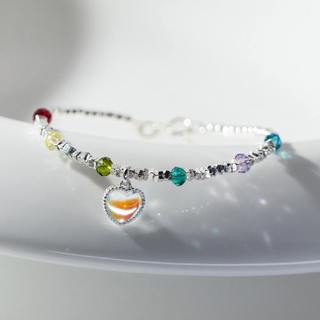 Lắc tay tim Opal đá màu HAS – HLT85