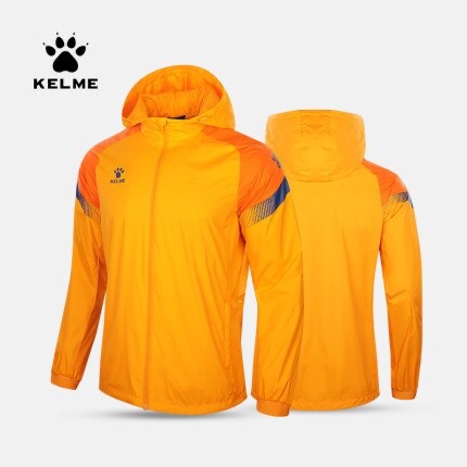 Áo khoác gió Kelme chính hãng chống nước có mũ nam nữ RAIN JACKET