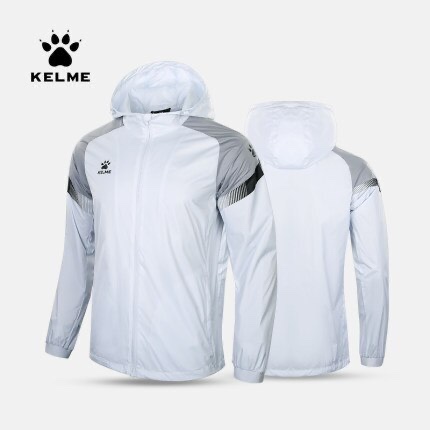 Áo khoác gió Kelme chính hãng chống nước có mũ nam nữ RAIN JACKET