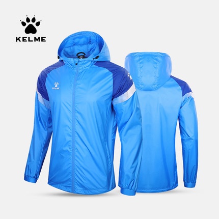 Áo khoác gió Kelme chính hãng chống nước có mũ nam nữ RAIN JACKET
