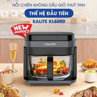 Nồi chiên không dầu kalite kl6000, giỏ chiên thủy tinh, dung tích 6l,hàng chính hãng,bh 2 năm