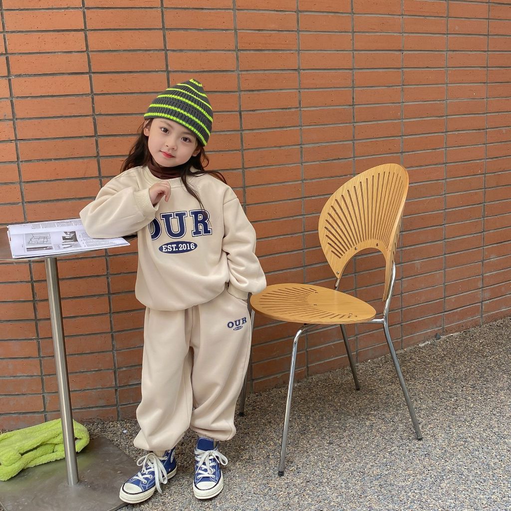 Bộ nỉ bông BIMIAKIDS mềm mịn cho bé trai bé gái từ 10 đến 33 kg