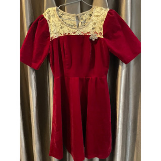 Thanh lý váy nhung nhà Diễm quỳnh ngô sz L mới vừa