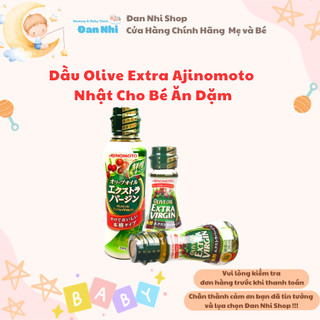 [Date Mới] Dầu Olive Extra Ajinomoto Nhật Cho Bé Ăn Dặm Ngon Miệng Chai 70g