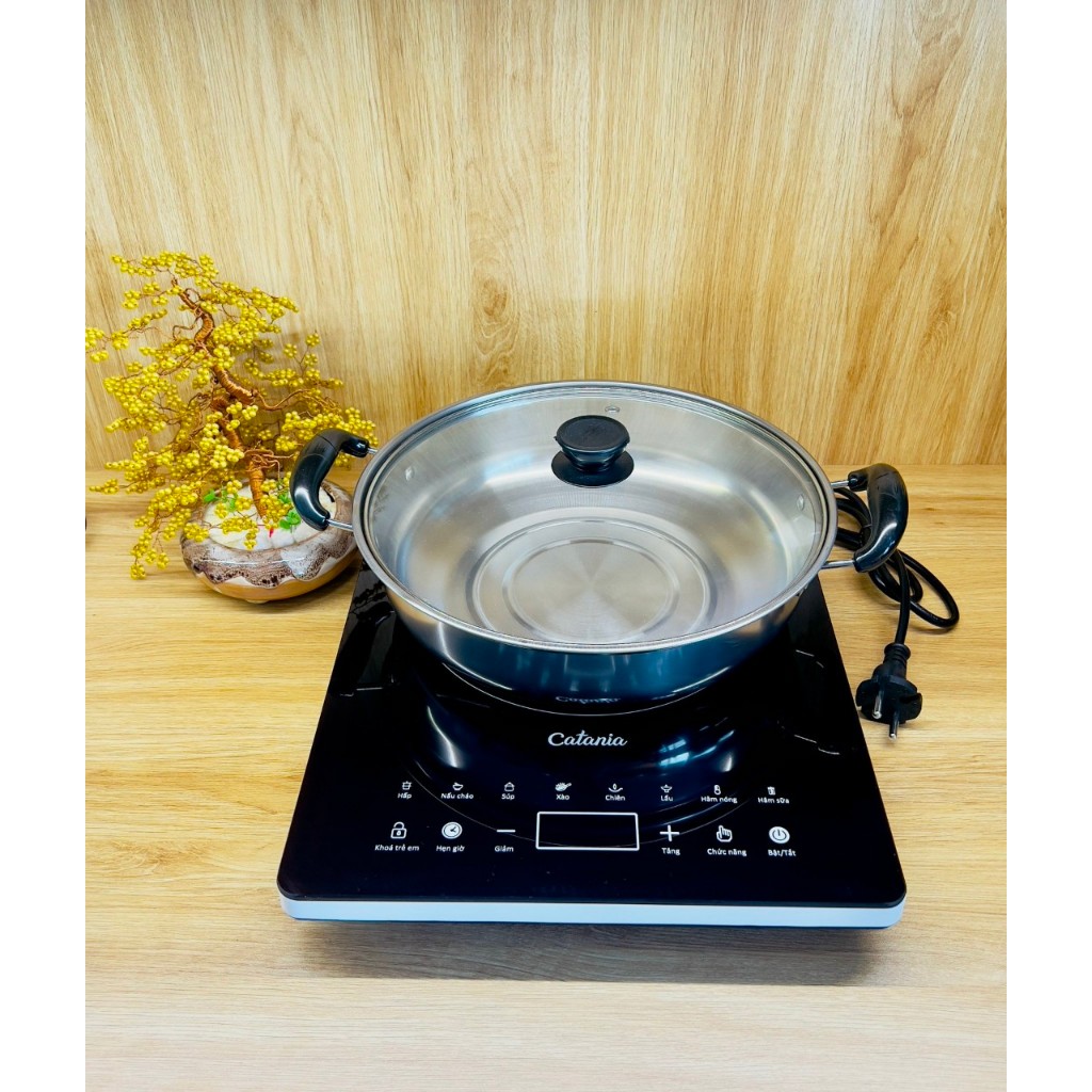 Bếp từ đơn Catania kèm xoong lẩu công suất 2200W