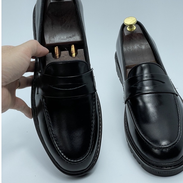 G19 Giày lười da nam đế cao  da bò thật bảo hành 12 tháng kiểu dáng năng động