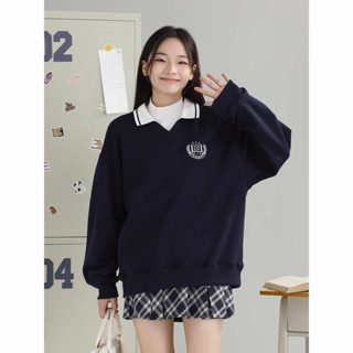 [Order theo yêu cầu] Áo sweater nỉ polo thêu hình  "DESU" 2023 áo hoodie (DESSUU)