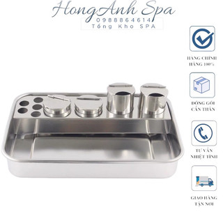 Bộ khay inox đa năng (dùng trong y tế spa thẫm mỹ viện)