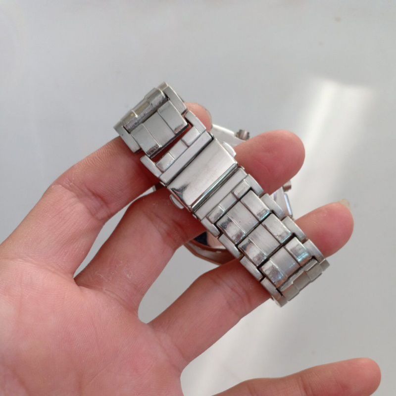 Đồng hồ si nam hiệu COLECTION giả 6 kim màu bạc