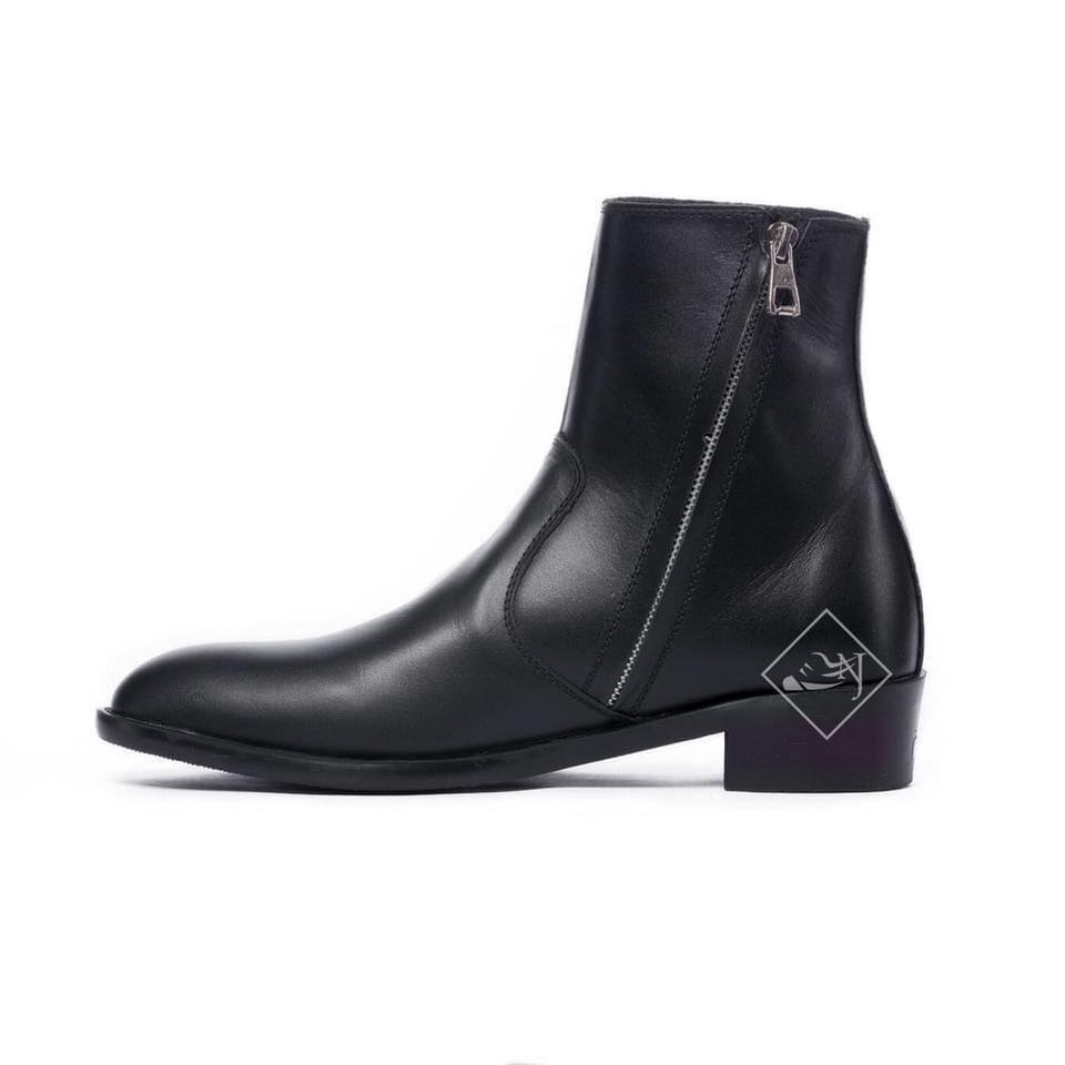 G14 ZIPBOOT of StrapsBoot 4cm Da Bò Cao Cấp . Hàng nhập khẩu cao cấp full size 38-43