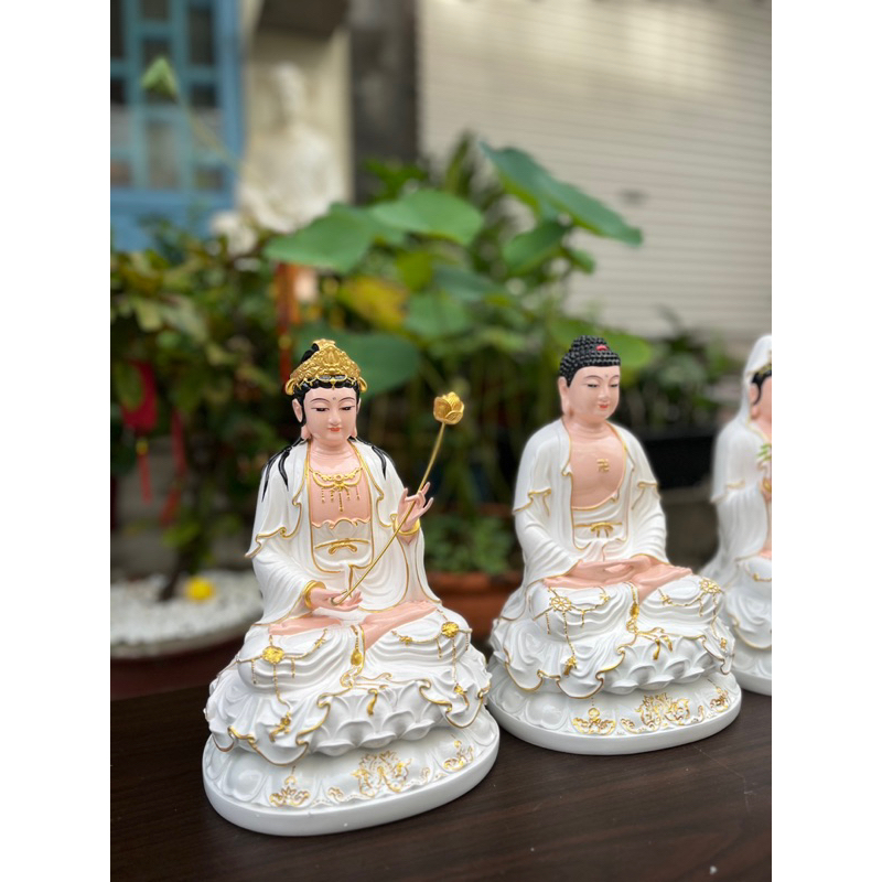 Tôn Tượng Tam Thánh Tây Phương Cao 30CM