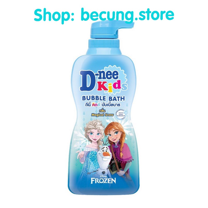 Sữa tắm gội Dnee Kid hình thú Thái Lan 400ml, tắm gội toàn thân cho bé.