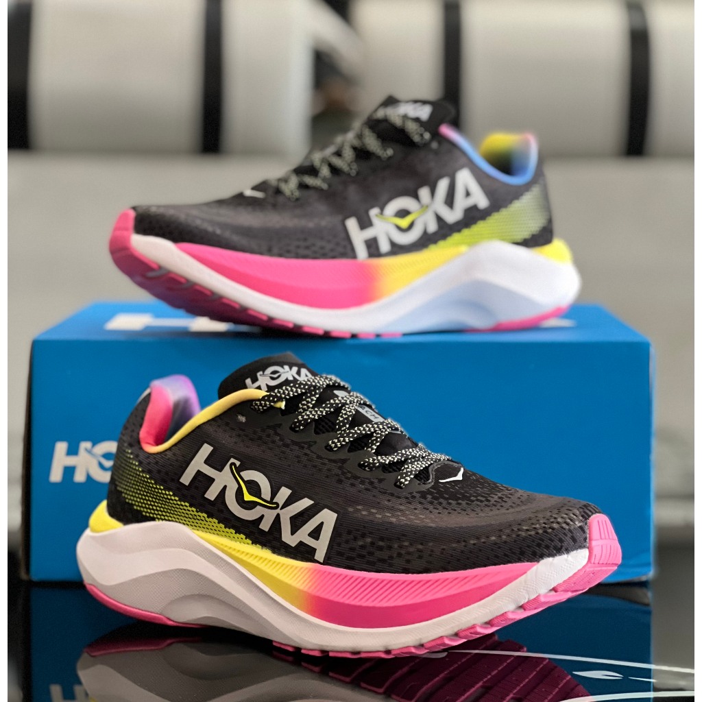 Giày H0ka Mach X Chính Hãng Unisex Dòng Road Ổn Định Full Box Tặng Kèm Vớ