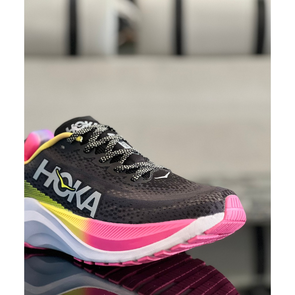 Giày H0ka Mach X Chính Hãng Unisex Dòng Road Ổn Định Full Box Tặng Kèm Vớ