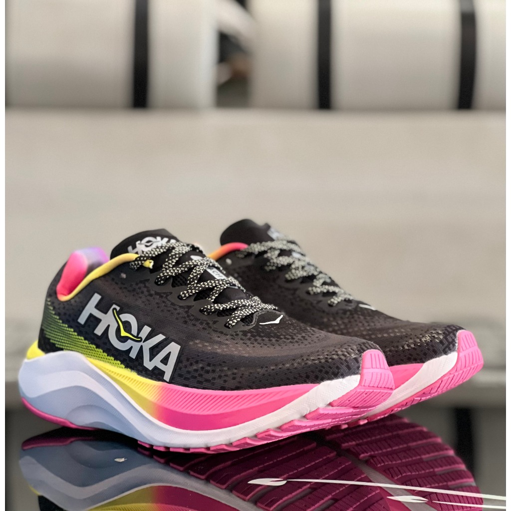 Giày H0ka Mach X Chính Hãng Unisex Dòng Road Ổn Định Full Box Tặng Kèm Vớ
