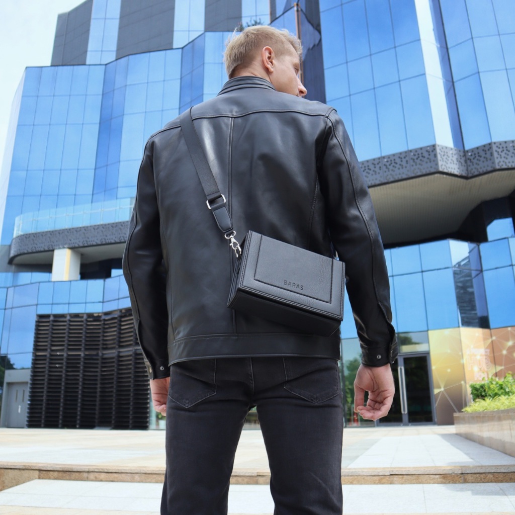 Túi đeo chéo hộp MURPHY BAG - BARAS VIETNAM - Túi đeo chéo nam nữ