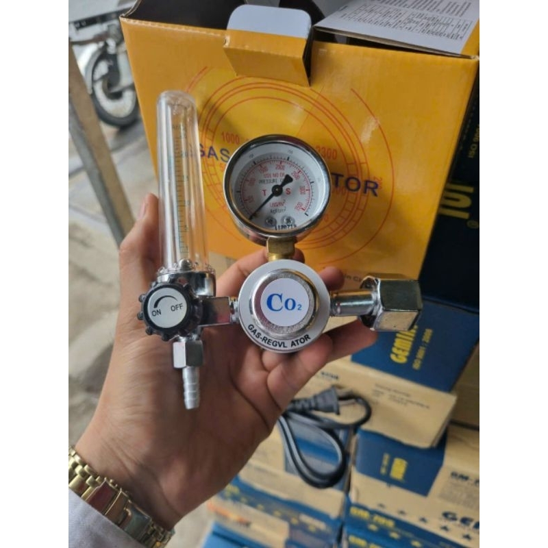 Đồng hồ CO2 đo khí máy hàn Mig