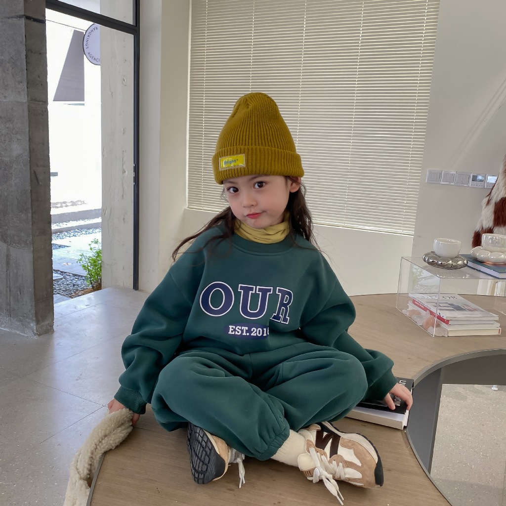 Bộ nỉ bông BIMIAKIDS mềm mịn cho bé trai bé gái từ 10 đến 33 kg