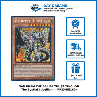 Thẻ bài yugioh: the bystial lubellion - mp23-en160 - prismatic secret rare 1st edition