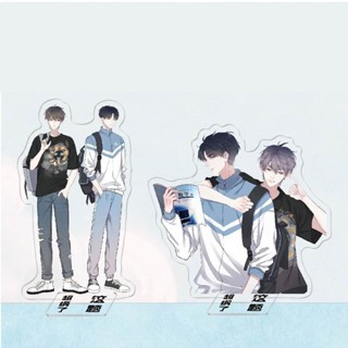 Mô hình Standee IN HÌNH ĐỀ NÀY KHÓ QUÁ RỒI manhwa chibi tượng acrylic mica trang trí trưng bày