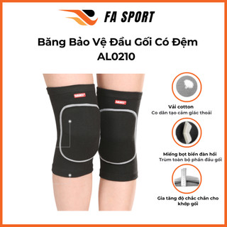 Bó gối thể thao bảo vệ đầu gối có đệm aolikes hỗ trợ tập yoga, gym, chơi thể thao al0210