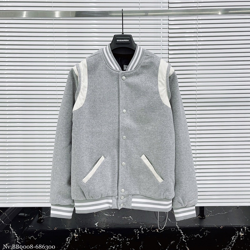 Áo khoác bomber nam nữ teddy dạ thêu sọc da trắng hai vai bo chun lót gió dày dặn phong cách đường phố AK08P