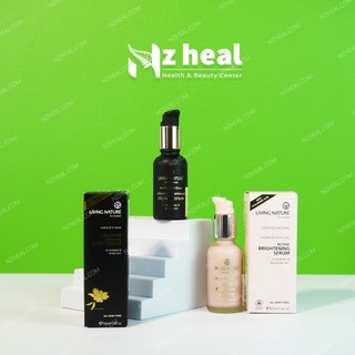 Bộ Đôi Serum Dưỡng Sáng Da Living Nature Active Brightening Serum và Renewal Night Serum - NZHEAL