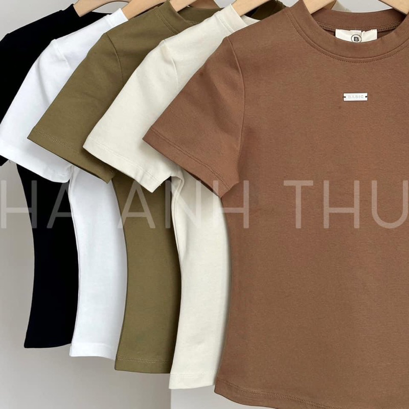 Áo Thun Basic Tay Ngắn Thiết Kế - Hàng Loại 1