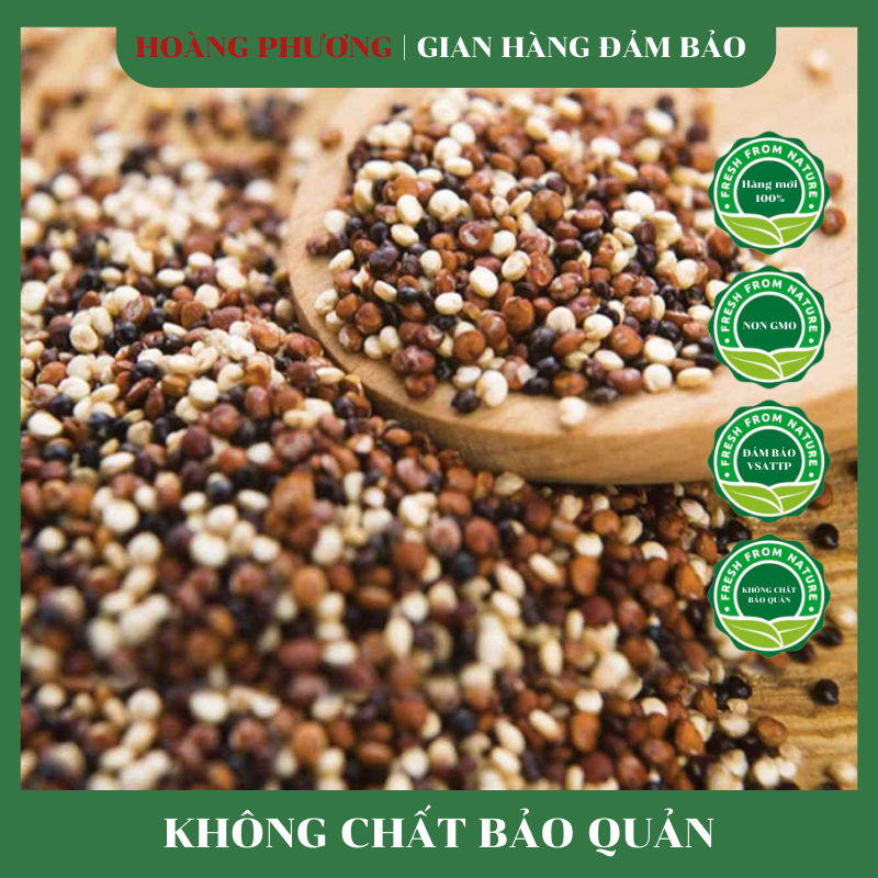 Hạt Diêm Mạch 3 Màu Nhập Khẩu Mỹ  500G Quinoa Mix Organic *FREESHIP* Hạt Diêm Mạch Mix Hữu Cơ Cho Bé Ăn Dặm