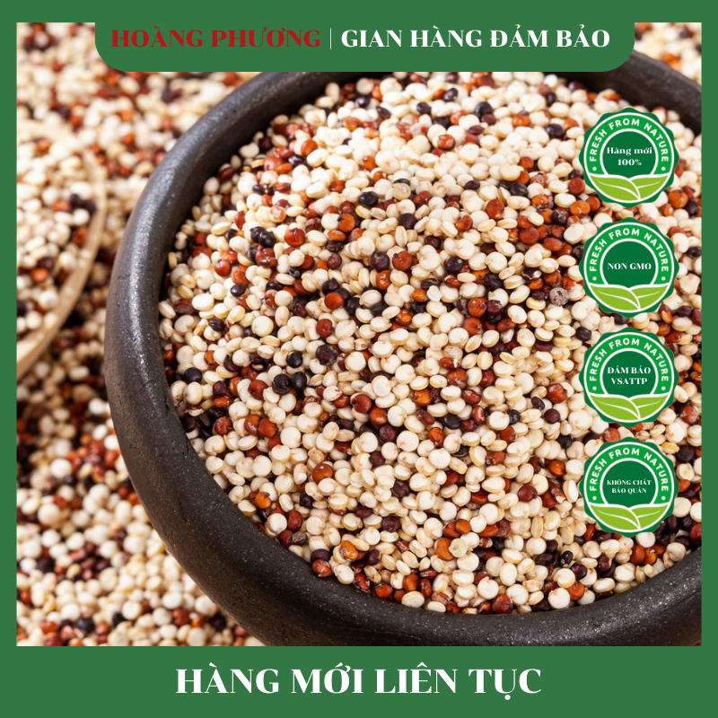 Hạt Diêm Mạch 3 Màu Nhập Khẩu Mỹ  500G Quinoa Mix Organic *FREESHIP* Hạt Diêm Mạch Mix Hữu Cơ Cho Bé Ăn Dặm
