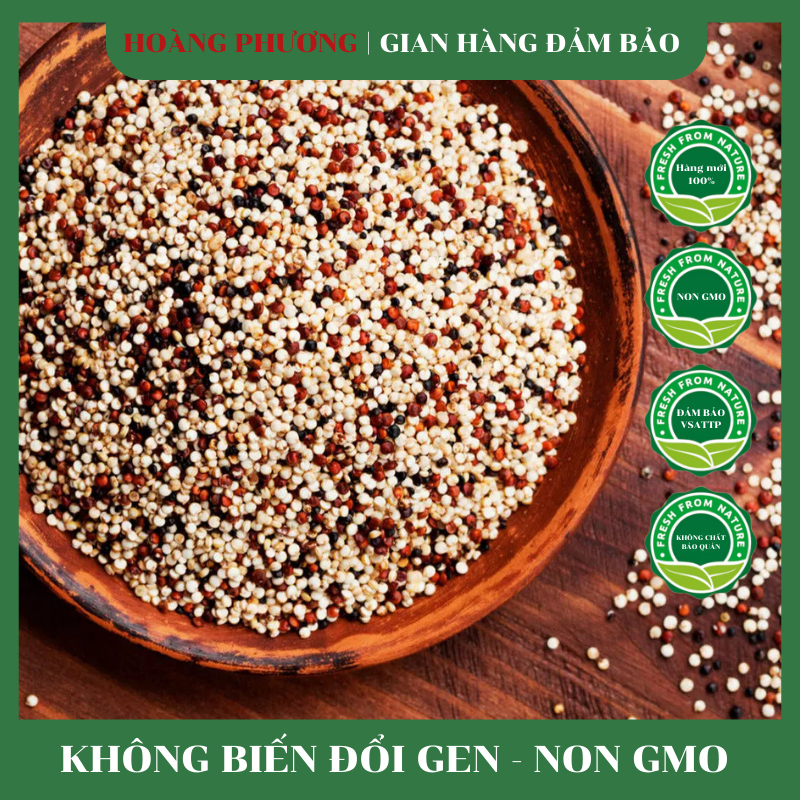 Hạt Diêm Mạch Quinoa 3 Màu Mỹ 500G - Hạt Quinoa Hạt Hữu Cơ Organic