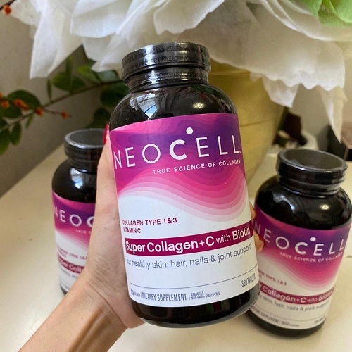 Viên Uống Super Collagen Neocell +C 6000 Mg type 1 - 3 Neocell 360V