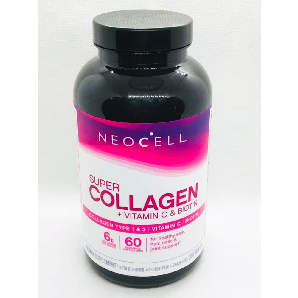 Viên Uống Super Collagen Neocell +C 6000 Mg type 1 - 3 Neocell 360V