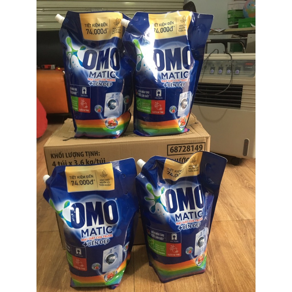 Nước Giặt OMO Matic Bền Đẹp Cửa trước 3.6kg