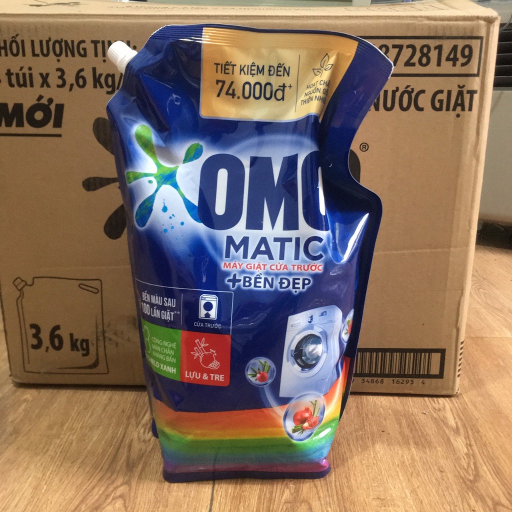 Nước Giặt OMO Matic Bền Đẹp Cửa trước 3.6kg