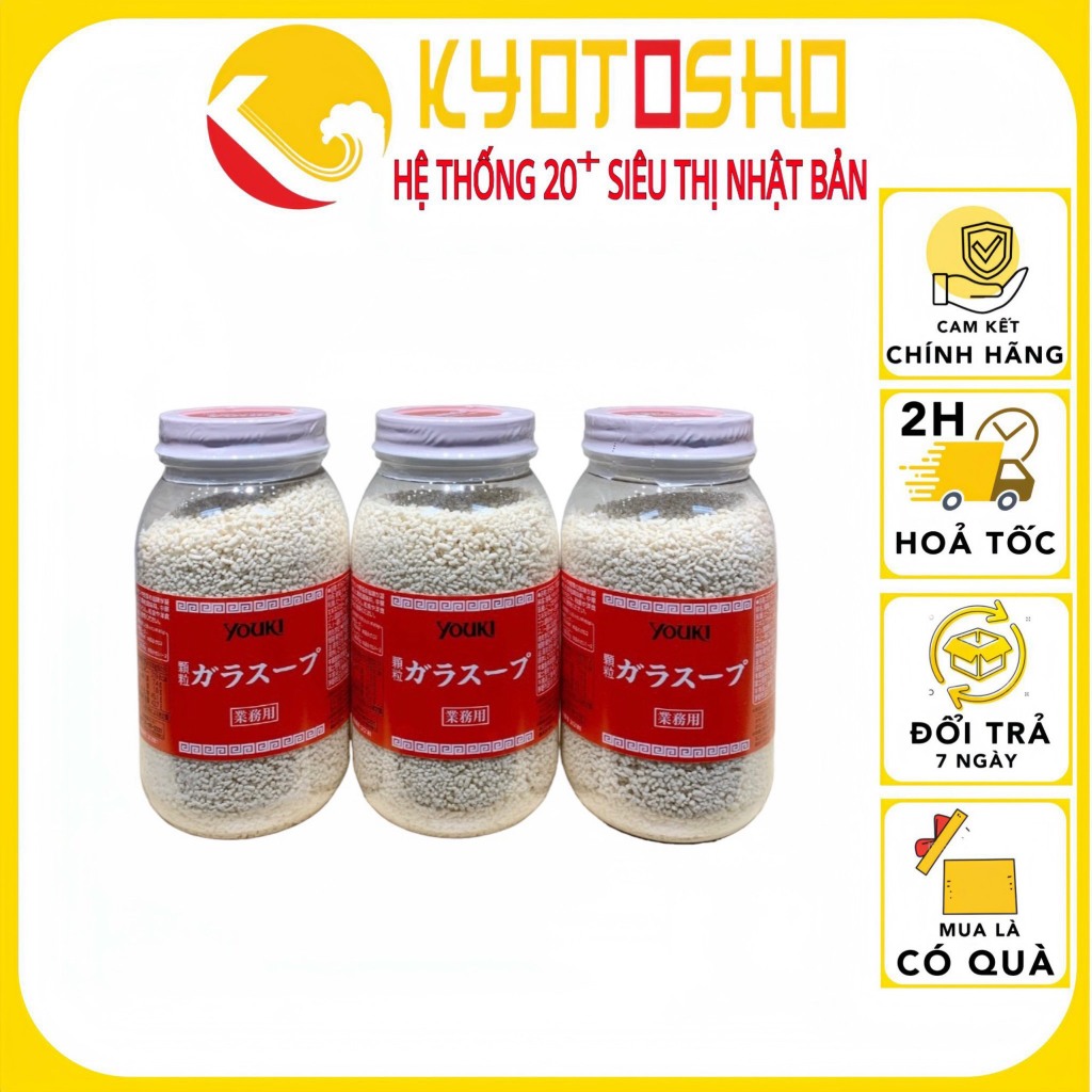 Hạt nêm YOUKI 500g Nhật Bản Date Mới