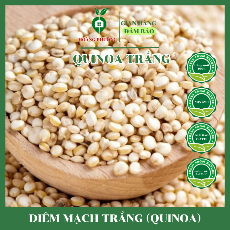 Hạt Diêm Mạch Quinoa Organic Trắng Hữu Cơ 500g Nhập Khẩu 💝FREESHIP💝 Hạt Diêm Mạch Peru Nam Mỹ