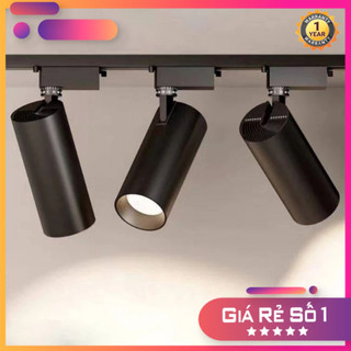 Đèn rọi ray cob , đèn ống bơ 12w , 20w , 30w trang trí quán cafe , showrom , nhà ăn ,...