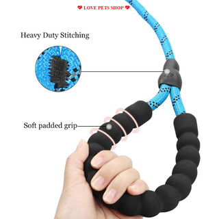 Dây dắt Chó phản quang đi dạo an toàn trong bóng tối (không kèm vòng cổ, yếm ngực) - Love Pets Shop