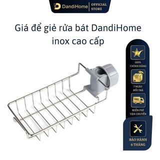 Giá để giẻ rửa bát, nước rửa chén DandiHome inox cao cấp, đa năng