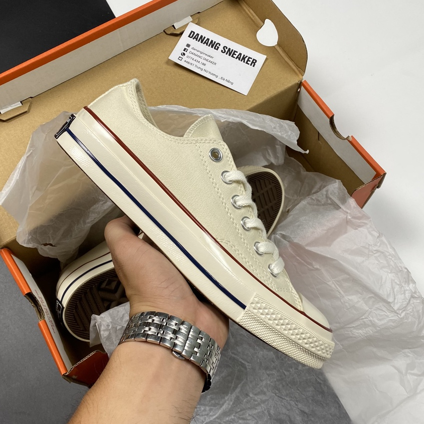 Giày Converse 1970 Low White (CV 1970 trắng) - GIÀY DANANG | Phiên bản 1:1 chuẩn