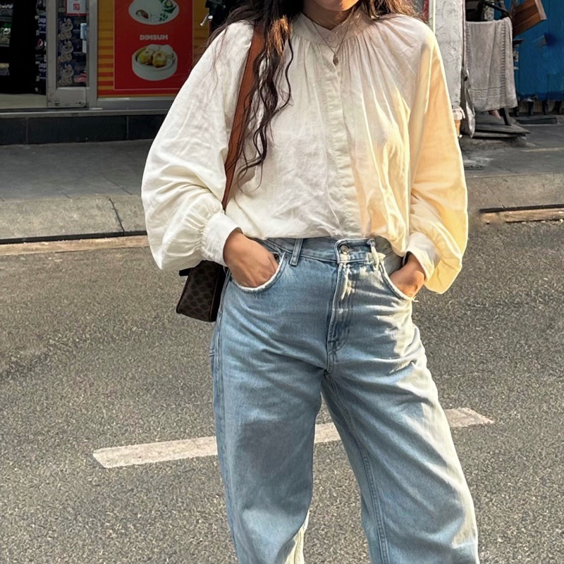 DE PLAGE - ÁO CLASSIC BLOUSE