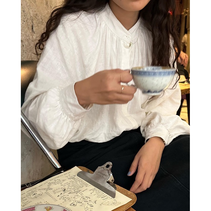 DE PLAGE - ÁO CLASSIC BLOUSE